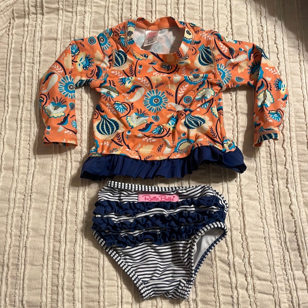 Ruffle butt toddler swim 18-24 months